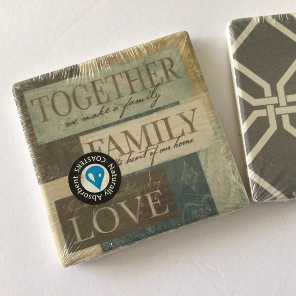 SET OF THREE THIRSTY STONE COASTERS NWT - Picture 2 of 5